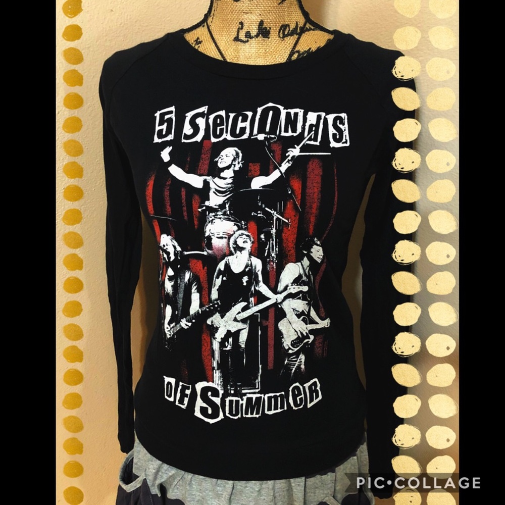 5 SECOND OF SUMMER LONG SLEEVE SHIRT!
